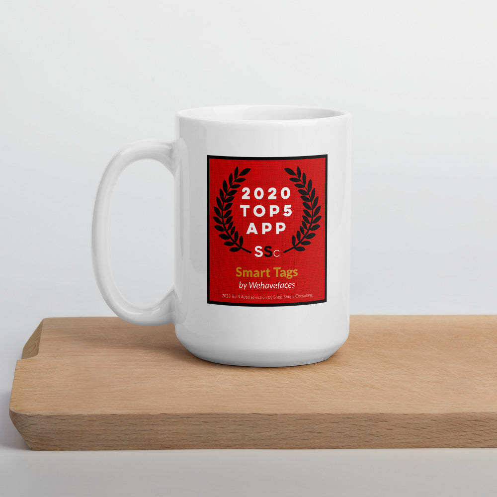 2020 Top 5 Apps Mug -  Smart Tags by Wehavefaces