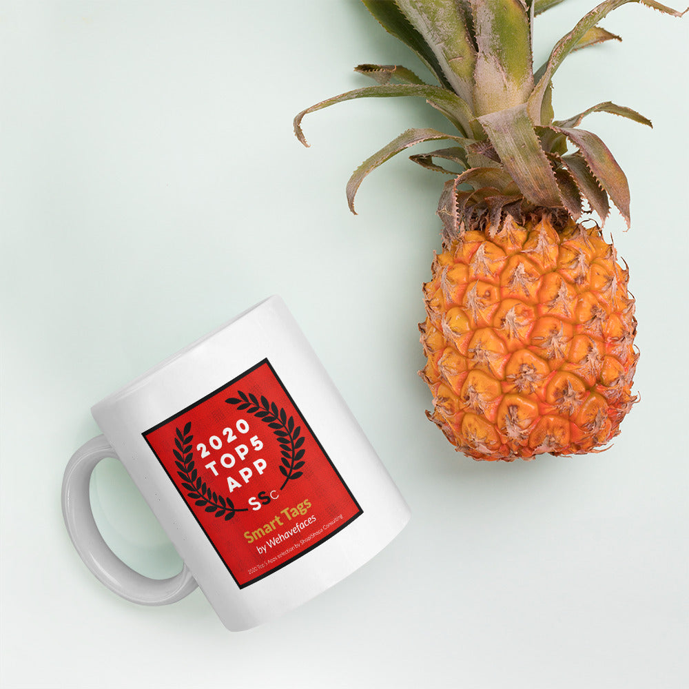 2020 Top 5 Apps Mug -  Smart Tags by Wehavefaces