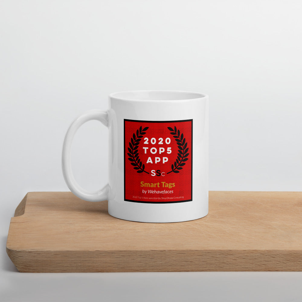 2020 Top 5 Apps Mug -  Smart Tags by Wehavefaces