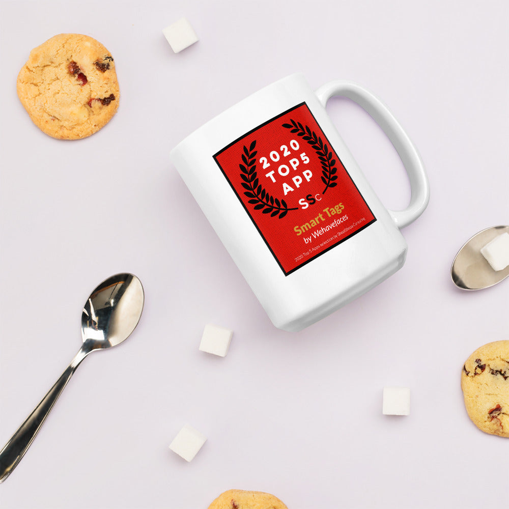 2020 Top 5 Apps Mug -  Smart Tags by Wehavefaces
